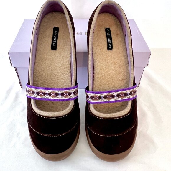 Lands' End Mary Jane Slip-ons Terrain Lodge, Brown, #380875, Size 8, EC! - Picture 10 of 15